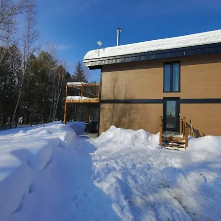 Chalet Le Caribou- Chalets Galaxia Saint-Alphonse-Rodriguez Exterior photo