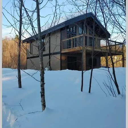 Chalet Le Caribou- Chalets Galaxia Saint-Alphonse-Rodriguez Exterior photo